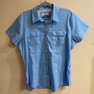 Magellan Outdoors Aransas Pass Heathered Fishing Top Women’s Size XL